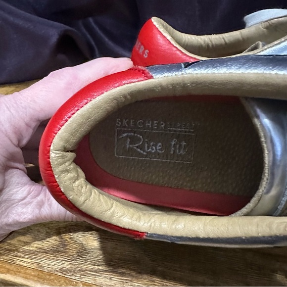 Skecher Street Rise Fit Metallic Stars Size 9.5 - Picture 6 of 16